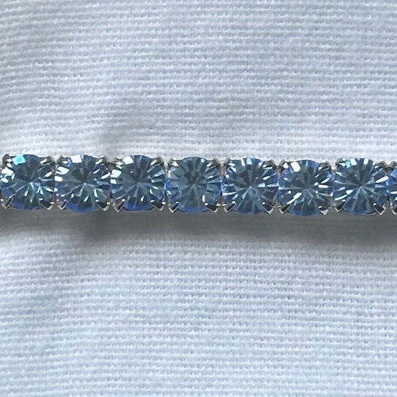 Danny Pollak Light Sapphire Swarovski Crystal Bobby Pin (#1) - approx. 2.5 in. - Picture 7 of 11
